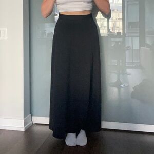 Black long skirt